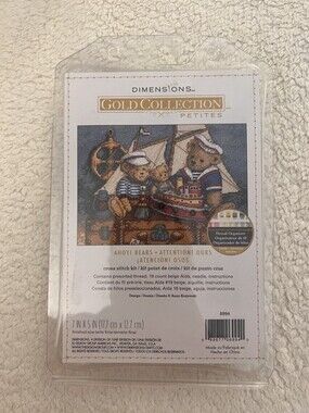 DIMENSIONS Gold Collection Counted Cross Stitch Kit Ahoy! #6994